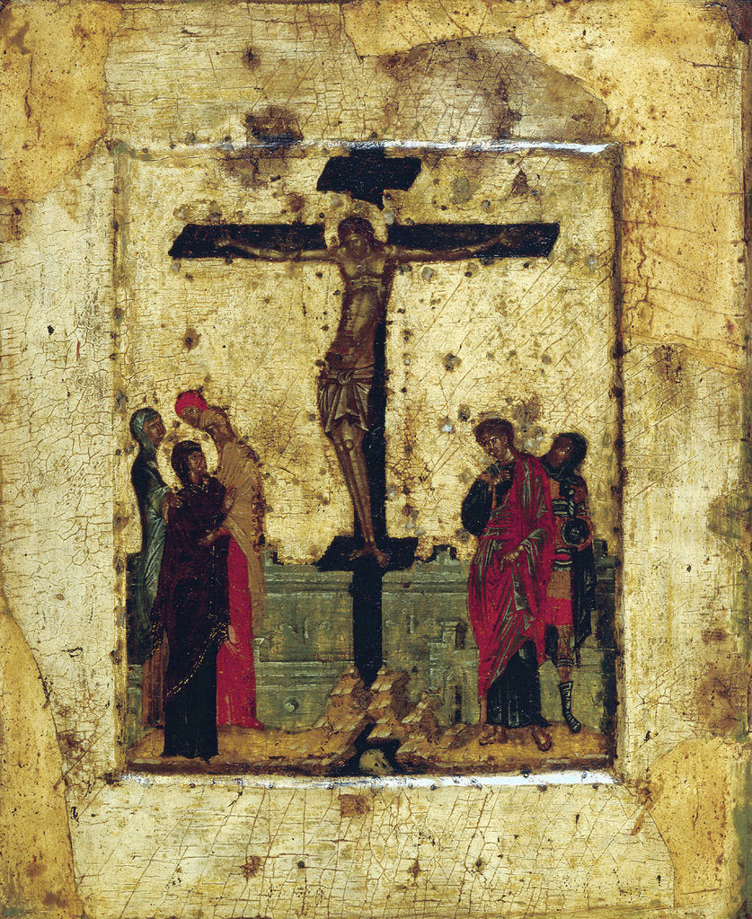 Detail of The Crucifixion, end of 14th century by Anonymous