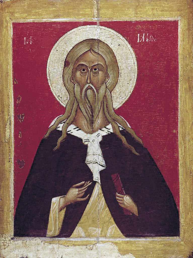Detail of The Prophet Elijah, end 14th - early 15th century by Anonymous