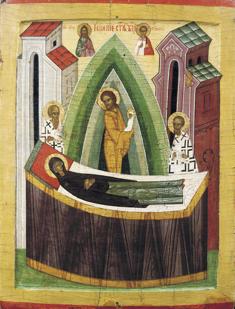 Detail of The Dormition of the Virgin, early 15th century by Anonymous