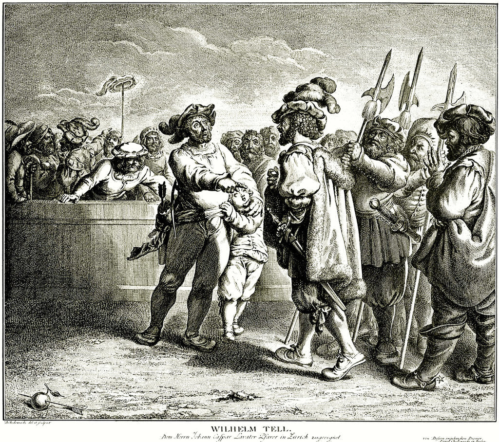 Detail of William Tell, 1781 by Anonymous