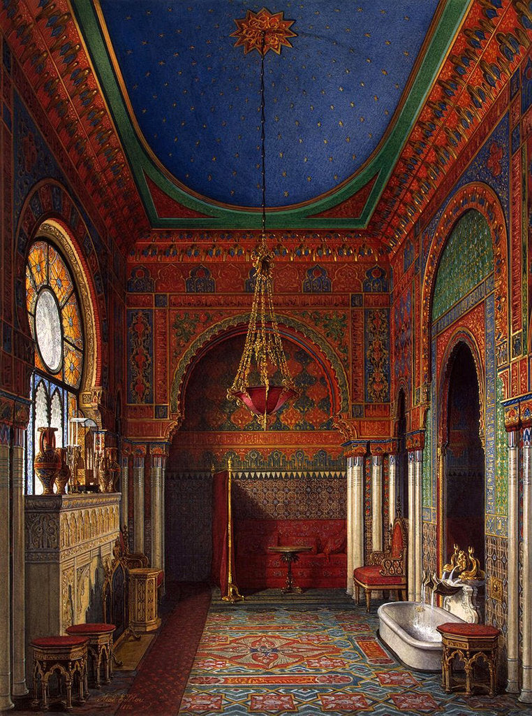 Detail of Interiors of the Winter Palace, 1870 by Anonymous