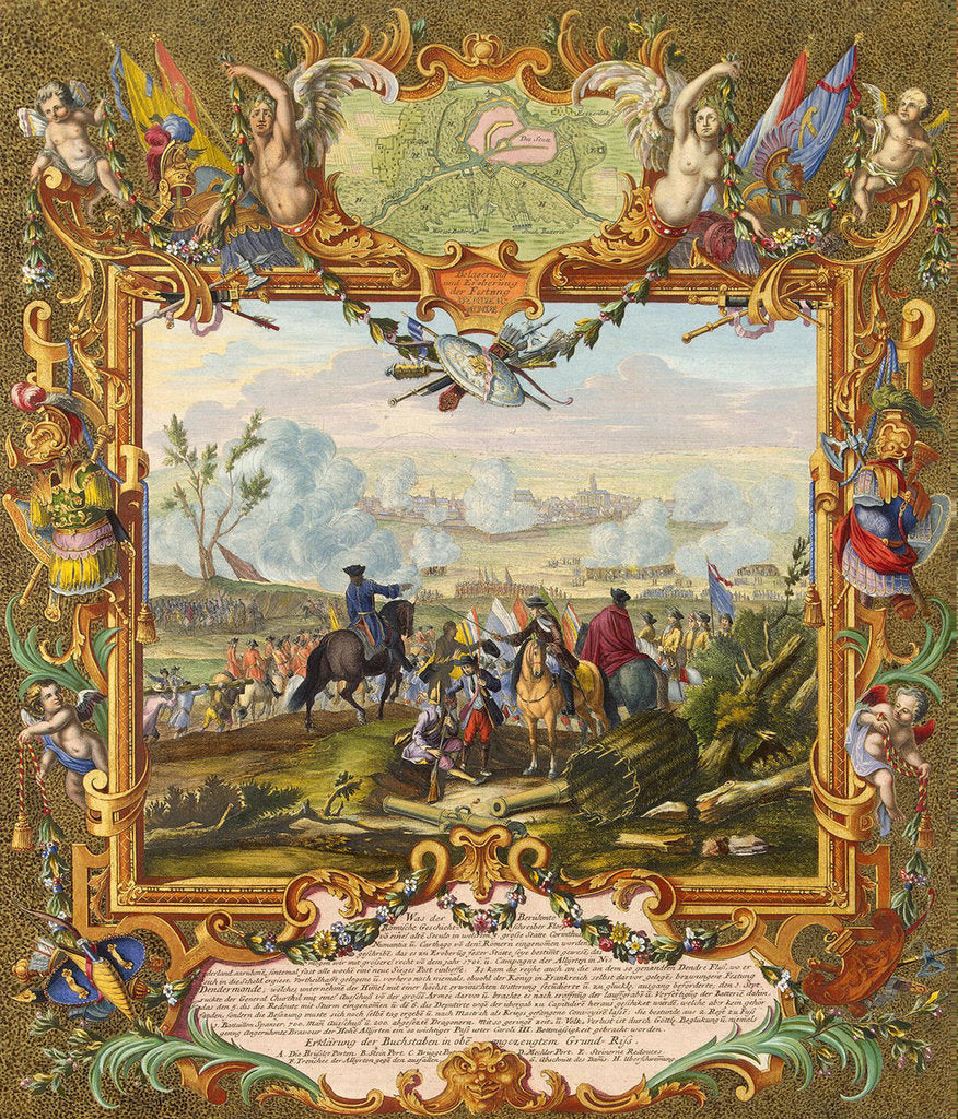 Detail of Capture of the Fortress of Audenarde by the Allied Troops in 1708, early 18th century by Anonymous
