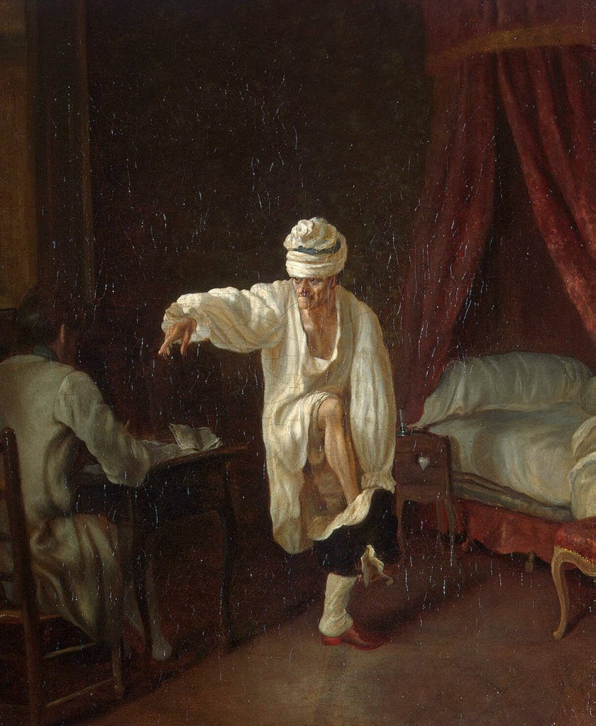Detail of Voltaires Morning, between 1750 and 1775 by Anonymous