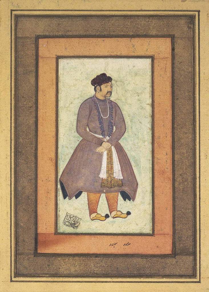 Portrait of Akbar the Great, Mughal Emperor, second half of the 16th ...