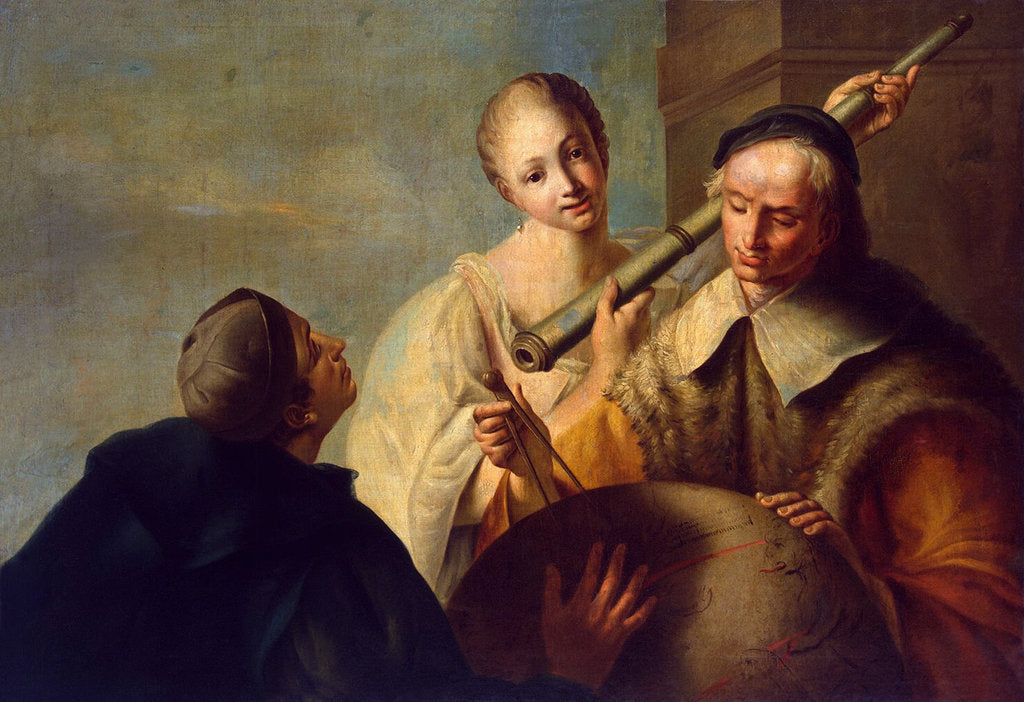 Detail of Lesson in Astronomy, 1750s by Anonymous
