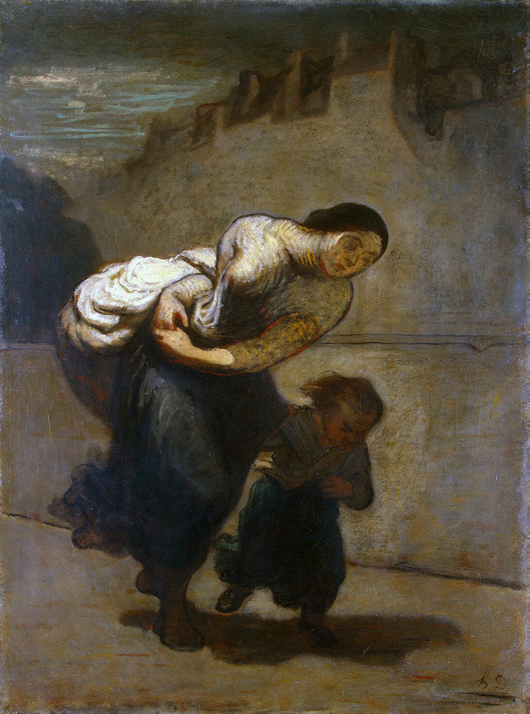 Detail of The Burden, 1850-1852 by Anonymous