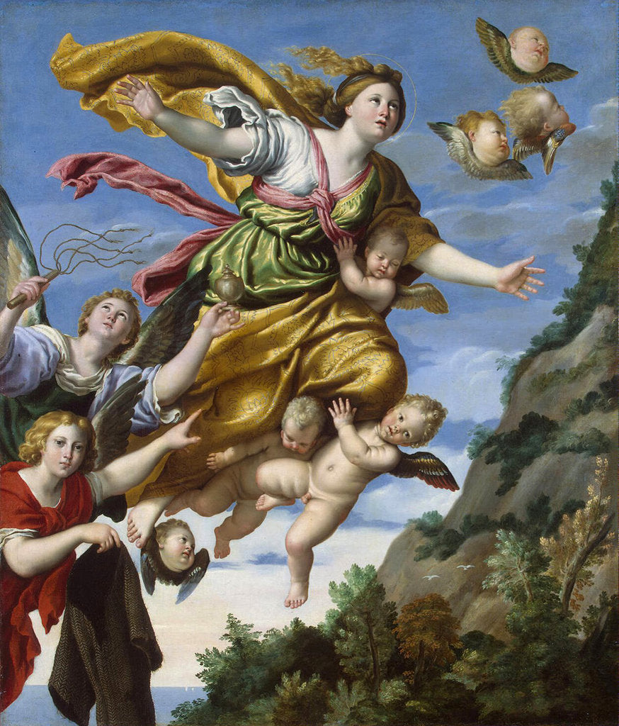 Detail of Mary Magdalene Taken up to Heaven, c1620 by Anonymous