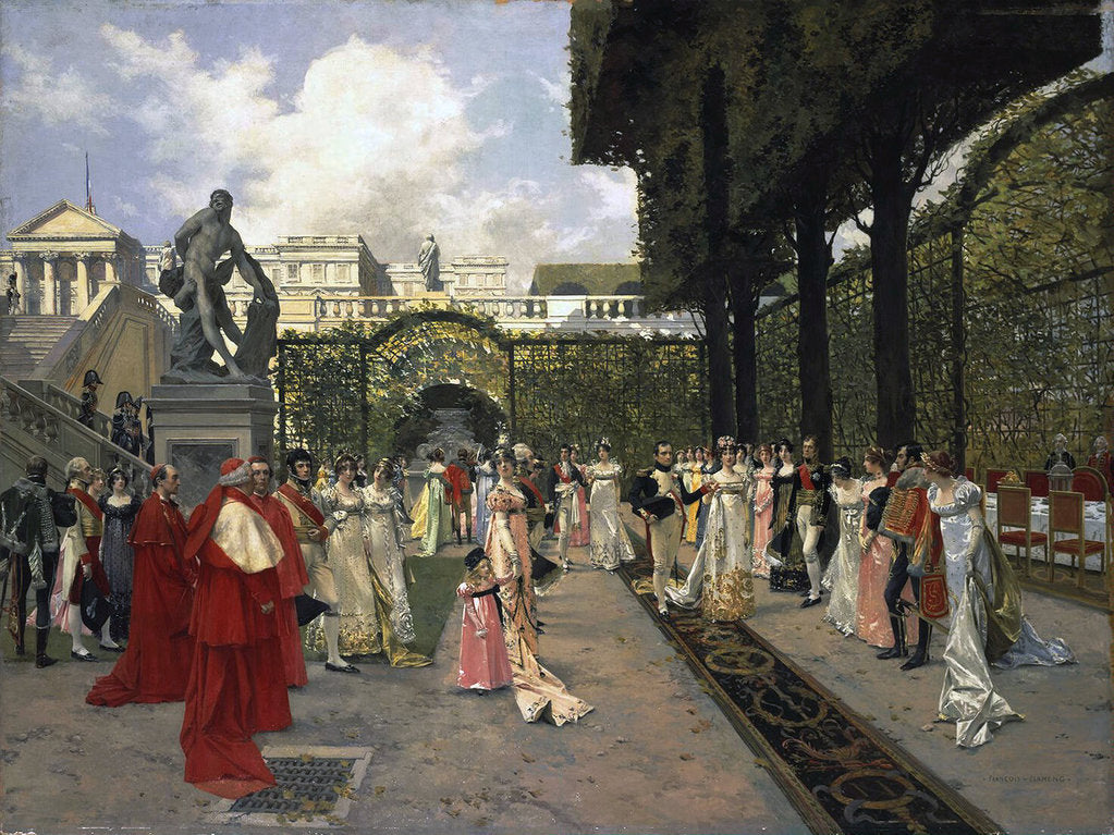 Detail of Napoleon I and the King of Rome at Saint-Cloud in 1811, 1896 by Anonymous