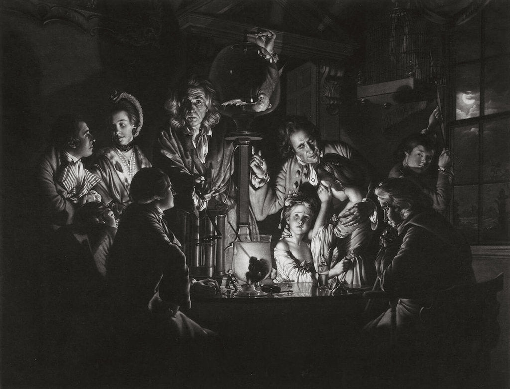 Detail of An Experiment on a Bird in the Air Pump (After Joseph Wright of Derby), 1769 by Anonymous
