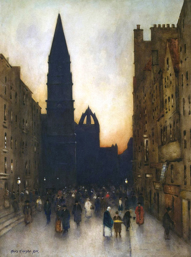 Detail of Urban Landscape, c1900 by Anonymous