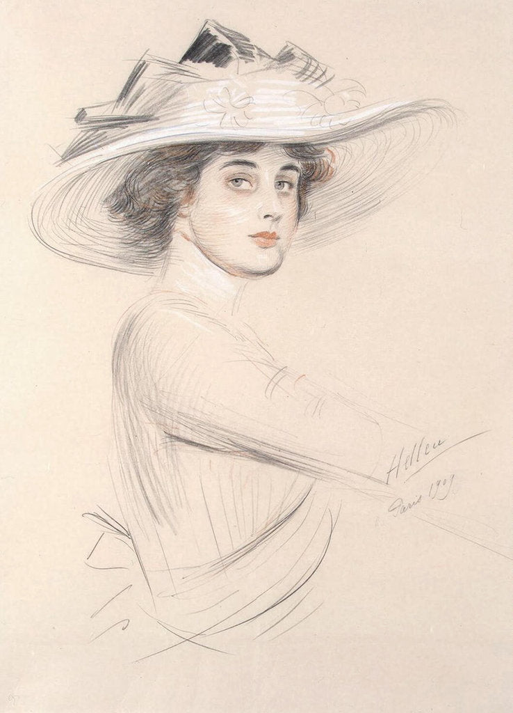 Detail of Portrait of a Woman, 1909 by Anonymous