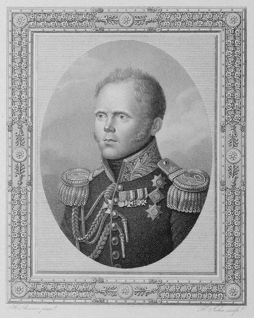 Detail of Portrait of Grand Duke Constantine Pavlovich of Russia, First quarter of 19th century by Anonymous