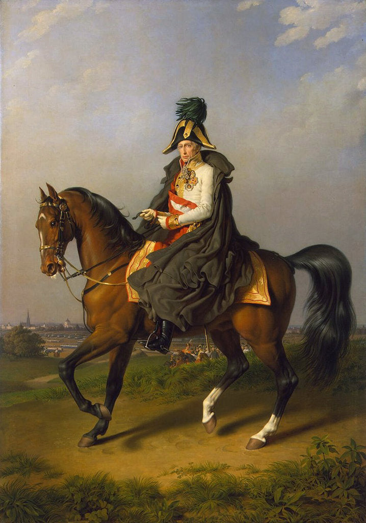 Detail of Equestrian Portrait of Holy Roman Emperor Francis II,, 1832 by Anonymous