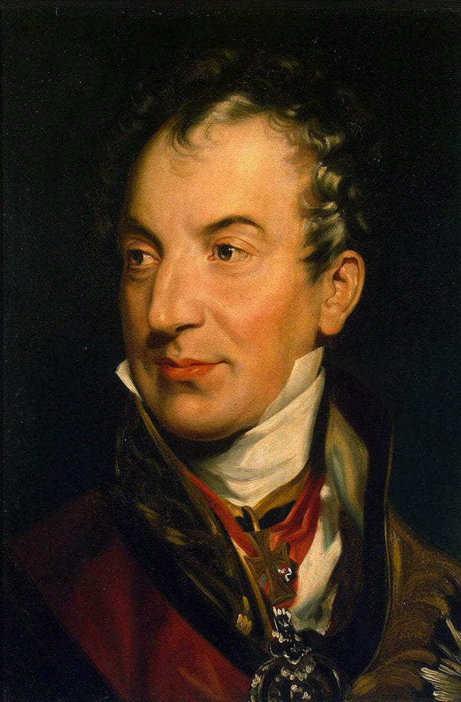 Detail of Portrait of Klemens Wenzel, Prince von Metternich,, 1814-1819 by Anonymous