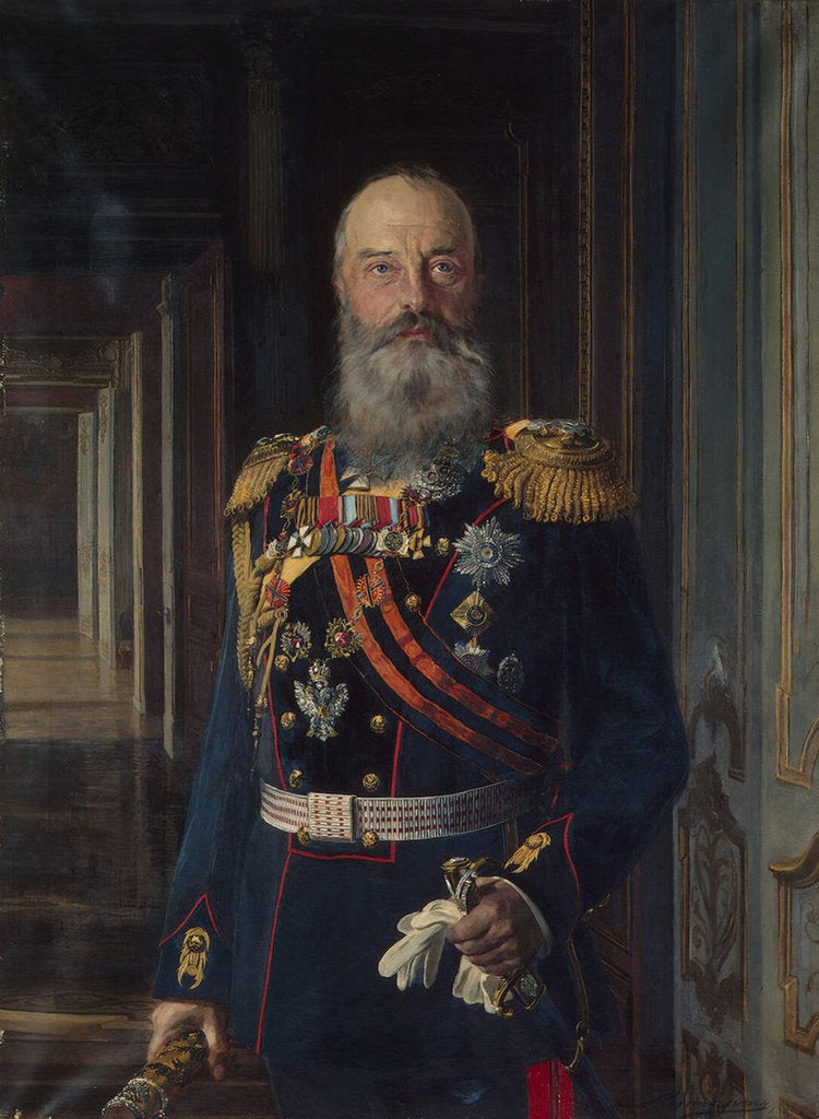 Detail of Portrait of Grand Duke Michael Nikolaevich of Russia,, 1913 by Anonymous