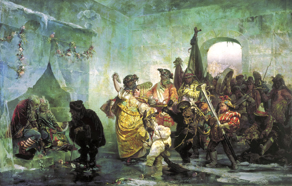 Detail of Ice Palace, 1878 by Anonymous