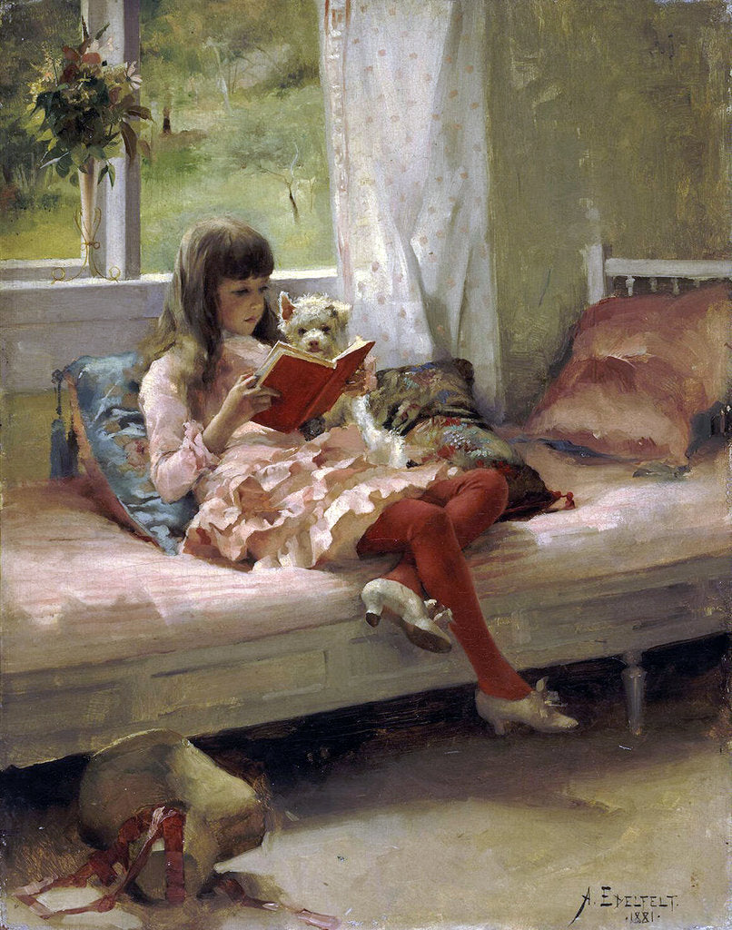 Detail of Good Friends, 1881 by Anonymous