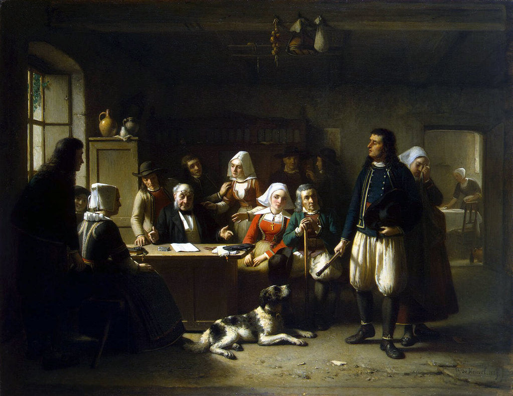 Detail of After the Unsealing of the Will, 1869 by Anonymous