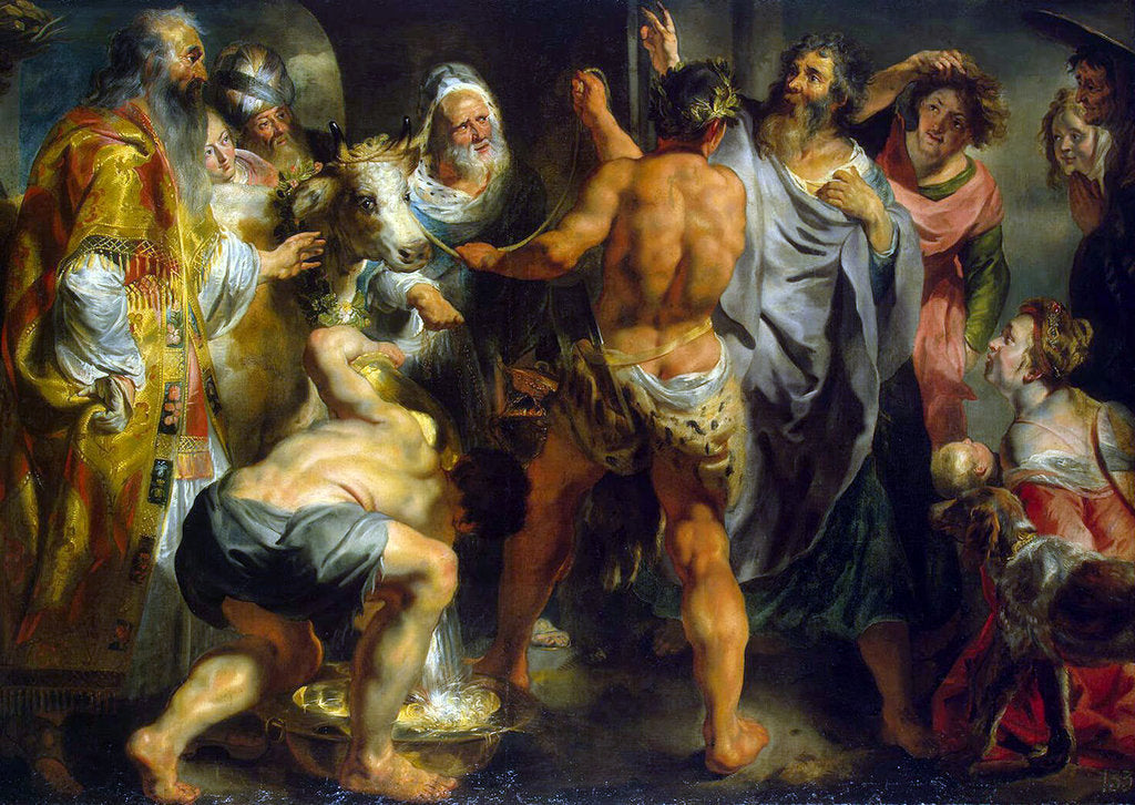 Detail of The Apostles Paul and Barnabas in Lystra, c1616-1617 by Anonymous