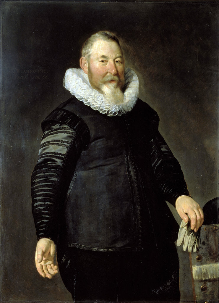 Detail of Portrait of a man, 1632 by Anonymous