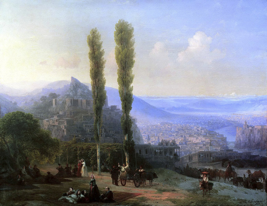 Detail of View of Tiflis, 1869 by Anonymous