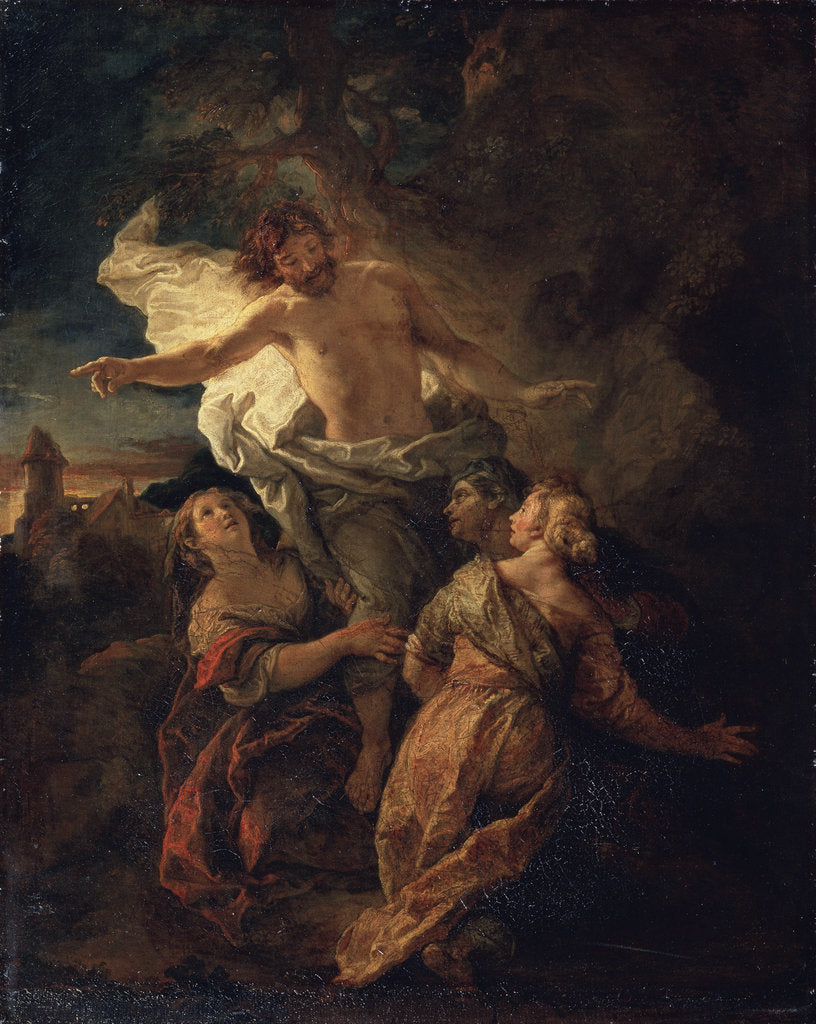 Detail of Christ and the Holy Women, early 1680s by Charles de la Fosse
