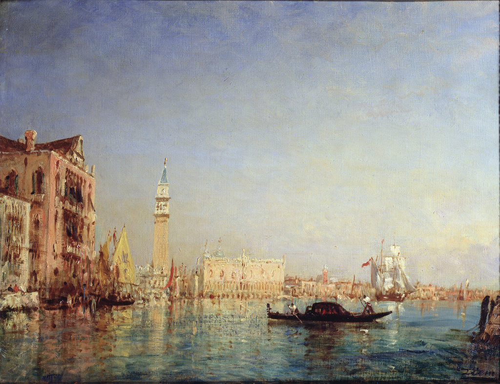 Detail of Venice by Felix Francois Georges Philibert Ziem