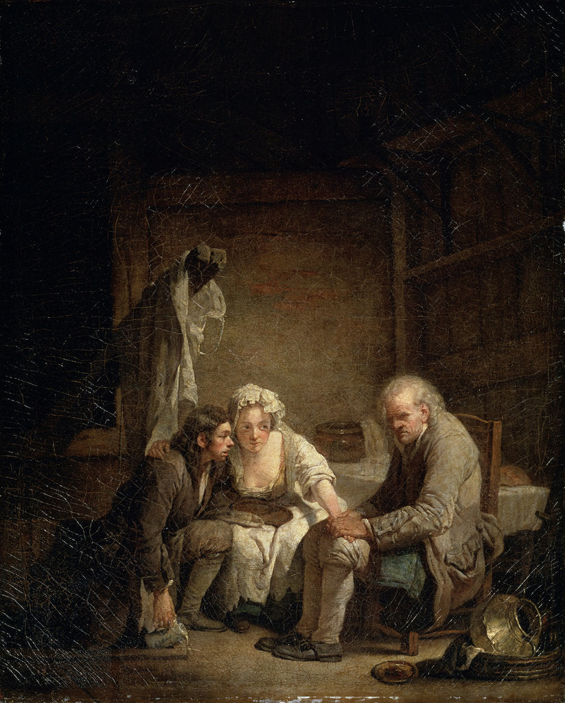 Detail of Blind Man Deceived, c1755 by Jean-Baptiste Greuze