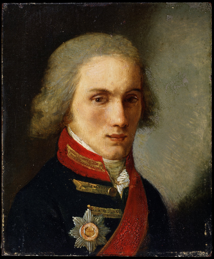 Detail of Portrait of the Author Count Pyotr Vyazemsky, 19th century by Salvatore Tonci