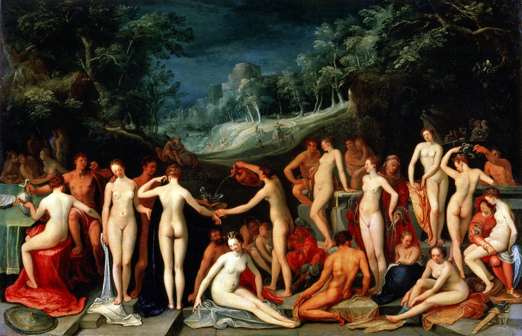 Detail of The Love Garden, 1602 by Karel van Mander I