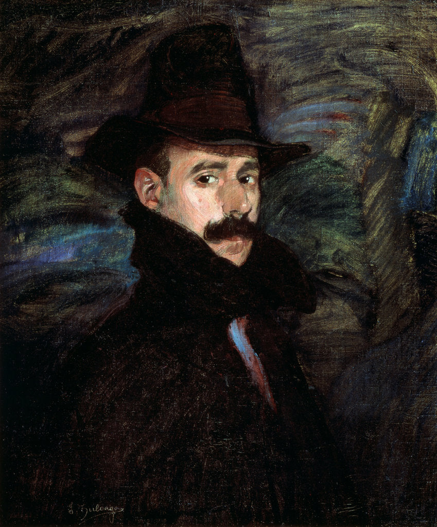 Detail of Self-portrait, 20th century by Ignacio Zuloaga