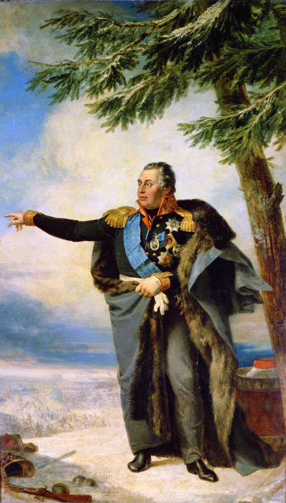 Detail of Portrait of Field Marshal Prince Mikhail Kutuzov, 1829 by George Dawe