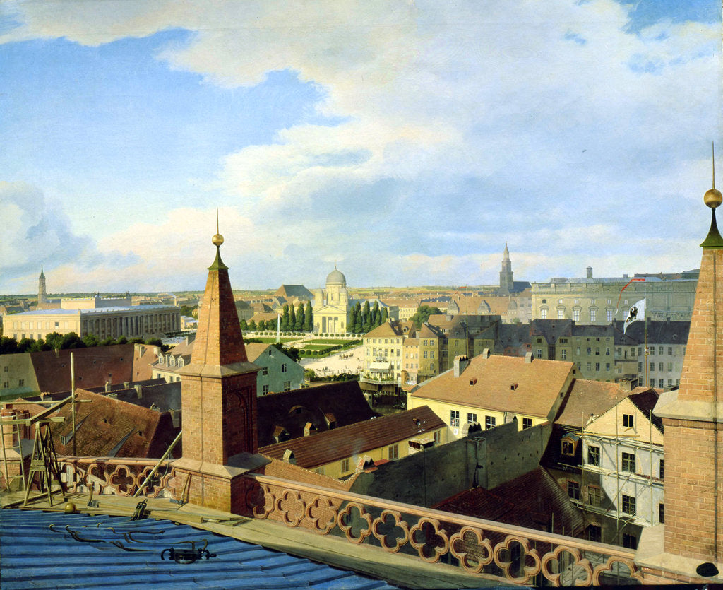 Detail of Berlin, mid 19th century. by Johann Philipp Eduard Gärtner