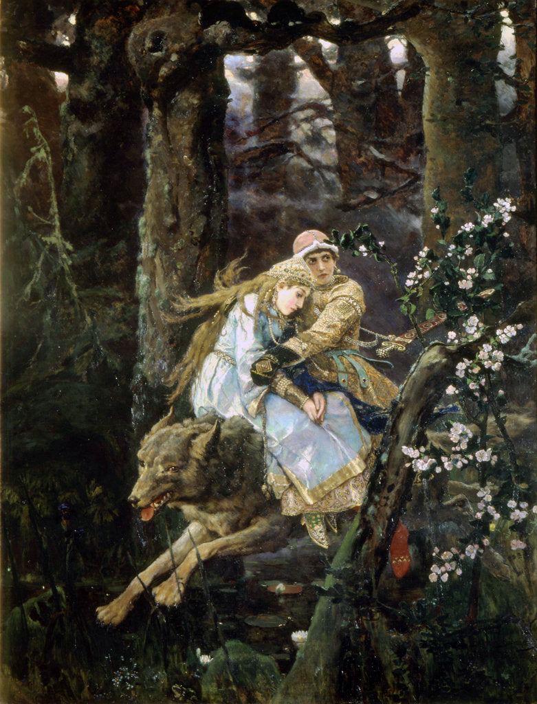 Detail of Tsarevich Ivan Riding the Grey Wolf, 1889 by Viktor Mihajlovic Vasnecov