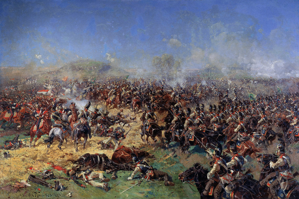 Detail of The Battle of Borodino on August 26, 1812. Third French Attack, 1913 by Franz Roubaud