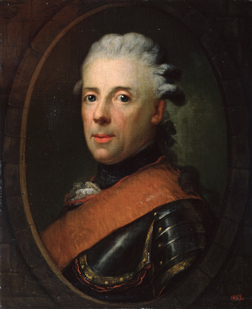 Detail of Portrait of Prince Henry of Prussia, 18th century. by Anton Graff