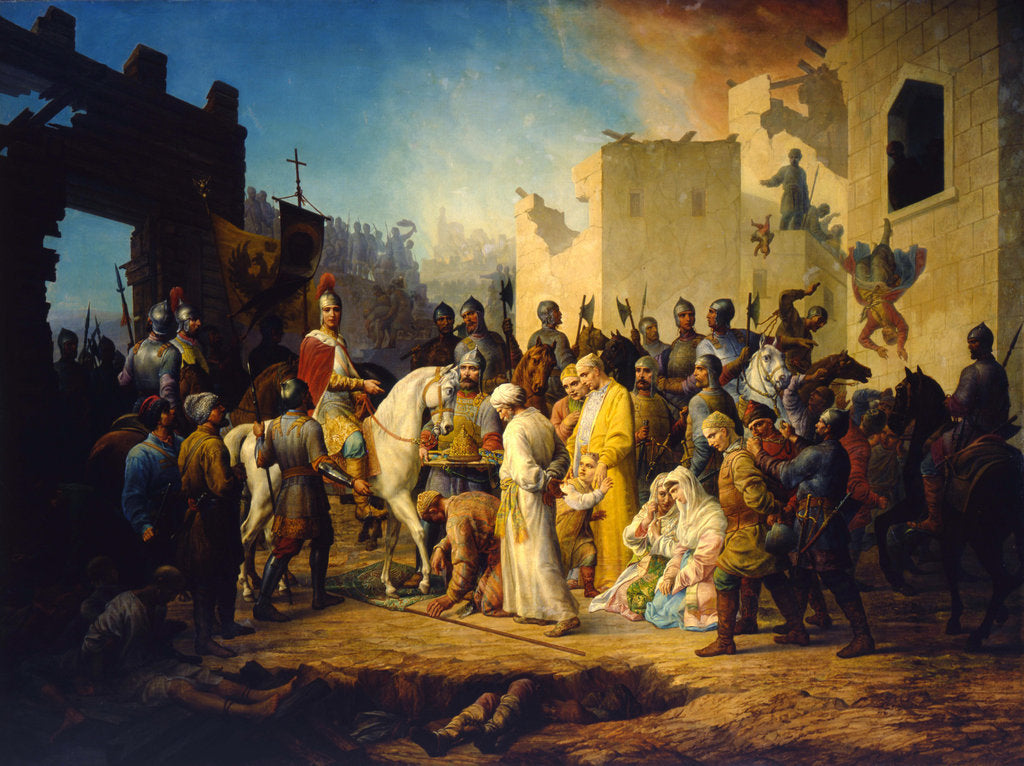 Detail of Tsar Ivan IV Conquering Kazan in 1552, 1894 by Pyotr Shamshin