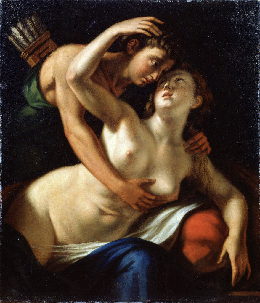 Detail of Venus and Adonis, 16th century. by Luca Cambiaso