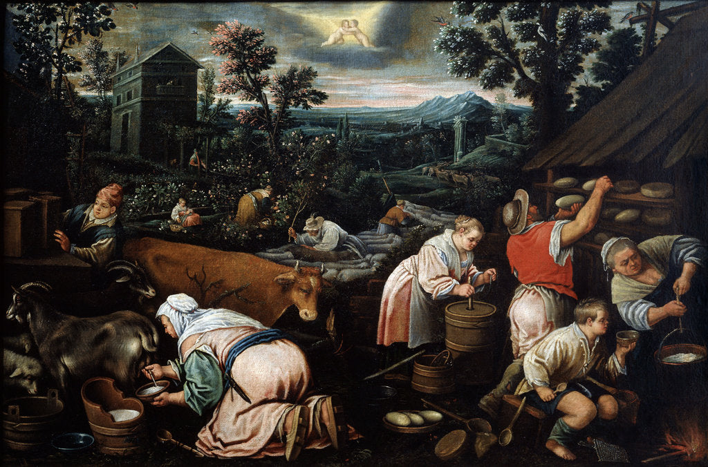 Detail of May by Leandro Bassano