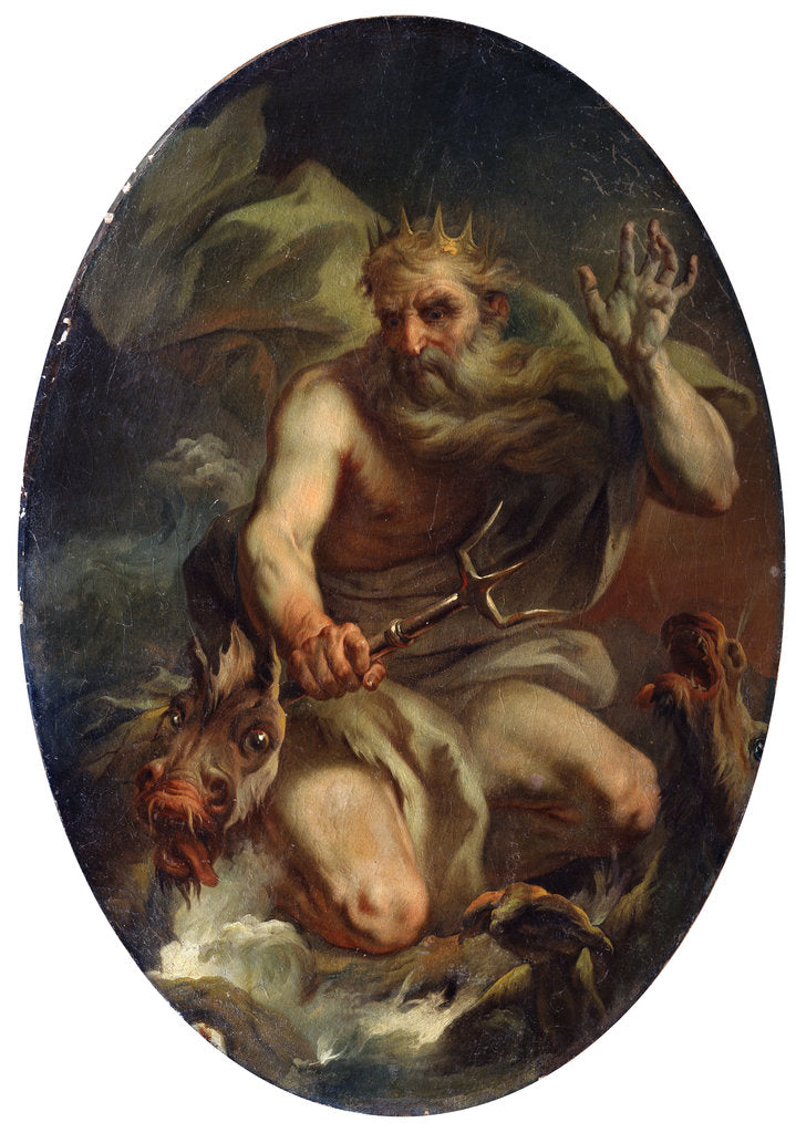 Detail of Neptune, 1768. by Stefano Torelli