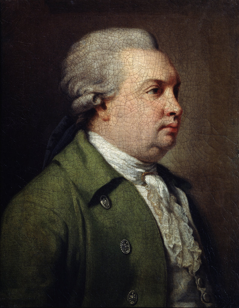Detail of Portrait of the Dramatist Denis I Fonvizin, c1784-c1785 by Armand Charles Caraffe