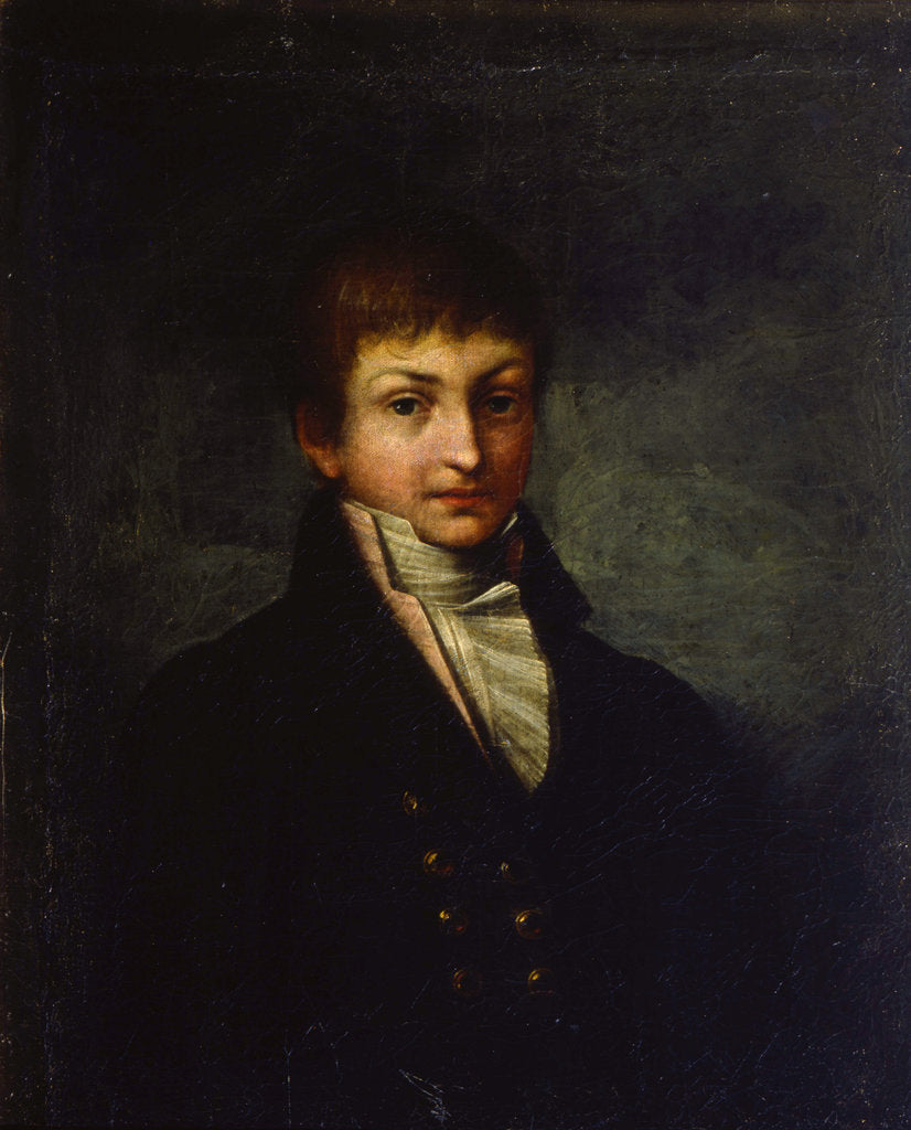 Detail of Portrait of the Poet Konstantin N Batyushkov, 1800s by Russian Master