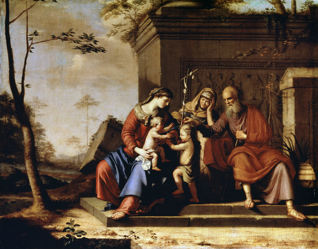 Detail of The Holy Family, 1655 by Pierre Cauchy