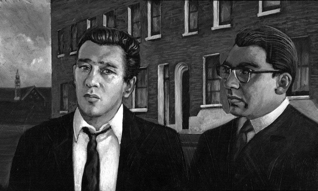 Detail of The Kray Twins by Karen Humpage