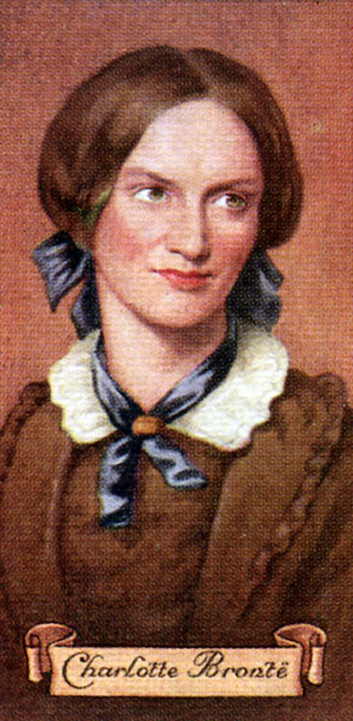 Detail of Charlotte Bronte, taken from a series of cigarette cards by Anonymous