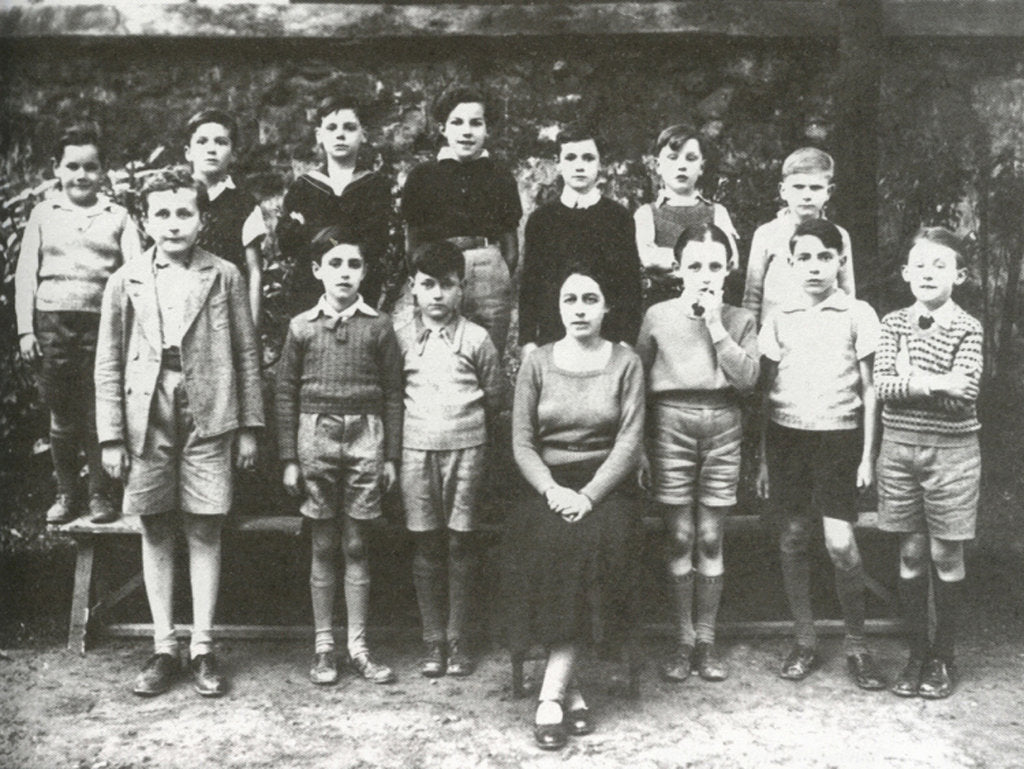 Detail of Georgy Efron among his schoolfellows, 1930s by Anonymous