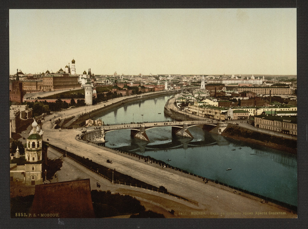 Detail of View of Zamoskvorechye (Panoramic view of Moscow), 1890s by Anonymous