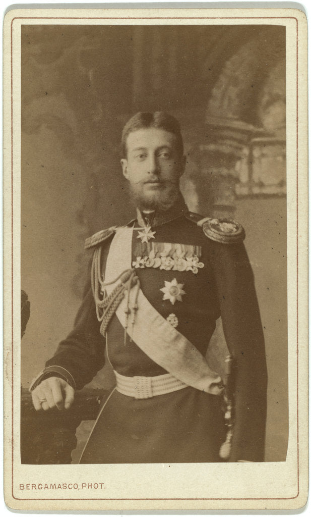 Detail of Portrait of Grand Duke Constantine Constantinovich of Russia by Anonymous