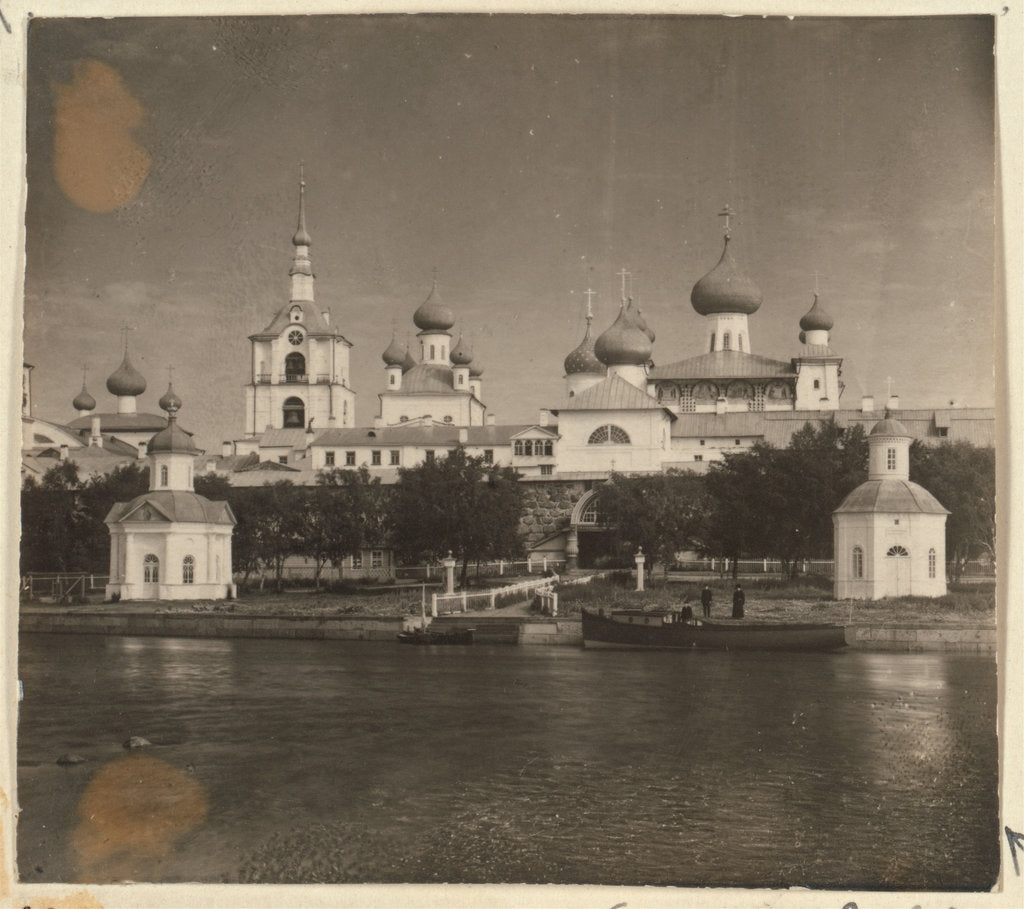 Detail of The Solovetsky Monastery on the Solovetsky Islands in the White Sea, 1915 by Anonymous