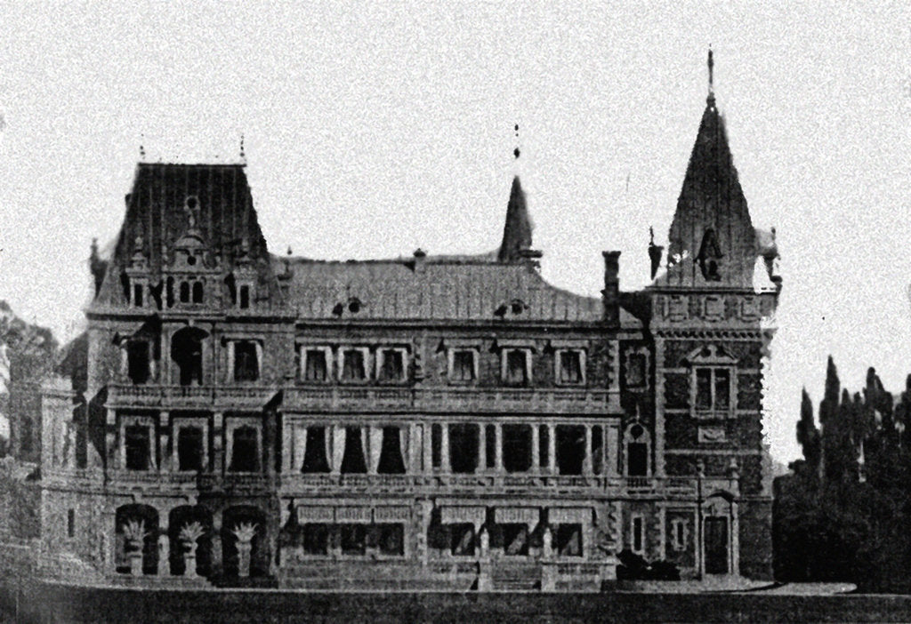 Detail of Rebuilding project of the Massandra Palace by M. Messmacher, 1889 by Anonymous